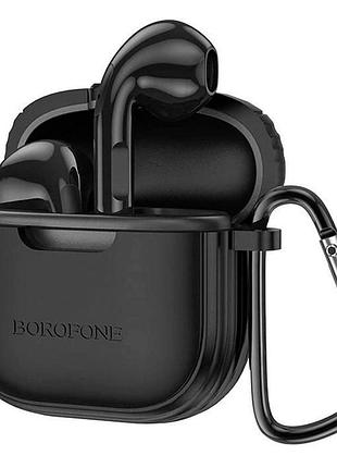 Навушники bluetooth бездротові borofone bw29 з мікрофоном та чохлом у комплекті black