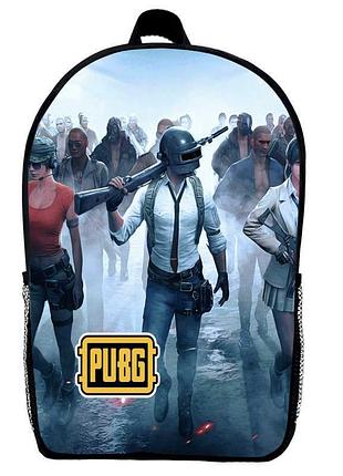 Рюкзак школьный пубг батлграундс (school gear bag pubg battleground 03) черный, 39 х 27 х 14 см