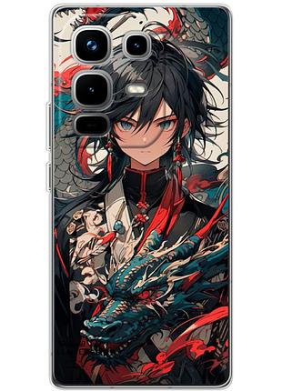 Чохол силіконовий з картинкою на infinix note 50 pro (аніме, anime)