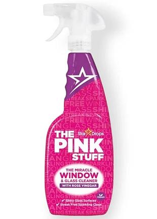 Cпрей для мытья окон the pink stuff с уксусом, 750 мл