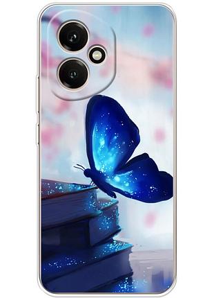 Чехол силиконовый с картинкой на huawei honor 400 (бабочка)