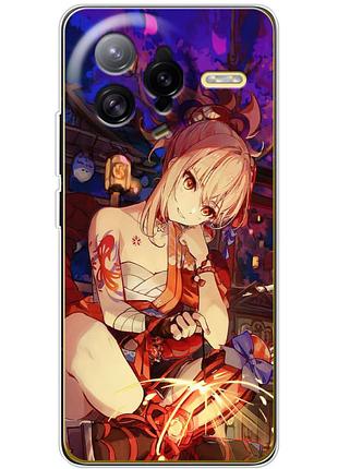 Чехол силиконовый с картинкой на xiaomi poco f7 ultra (аниме, anime)