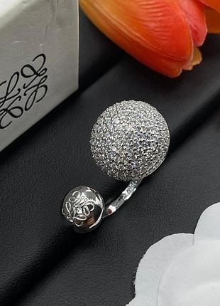 Кольцо loewe “crystal dome” люкс качества