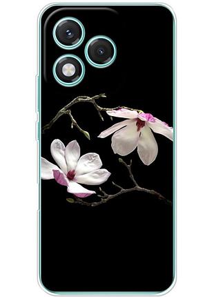 Чохол силіконовий з картинкою на huawei honor 400 lite (квітка, манголія)