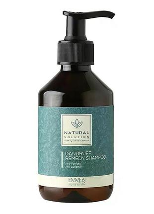 Шампунь від лупи emmebi natural solution dandruff remedy shampoo 250 мл