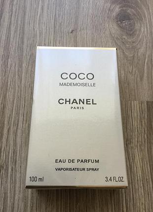 Coco mademoiselle chanel 100 мл парфумована вода