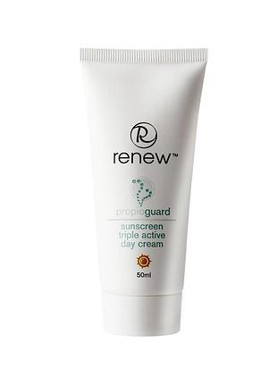 Денний зволожувальний крем потрійної дії для проблемної шкіри renew triple active day cream 50 мл