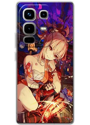 Чохол силіконовий з картинкою на infinix note 50 pro plus (аніме, anime)
