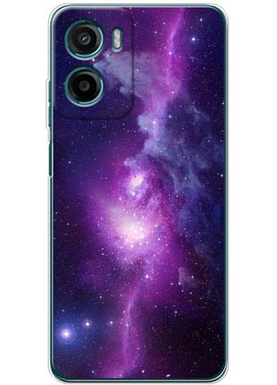 Чохол силіконовий з картинкою на motorola e15 (космос)