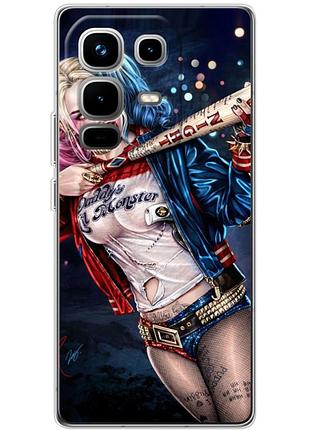 Чехол силиконовый с картинкой на infinix note 50 pro (харли квинн, harley quinn)