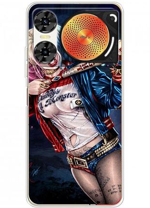 Чехол силиконовый с картинкой на zte nubia music 2 (харли квинн, harley quinn)
