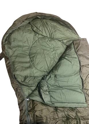 Cпальный мешок (спальник) весна/літо від 0°c до +10°c kombat uk sleeping bag олива