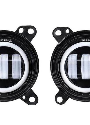 Комплект протитуманних led фар starlight hp-gzd-351-04 daf-105 біле світло drl + поворот (xf, cf, lf)