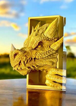 Книжный уголок «дракон» — хранитель ваших приключений золотой
