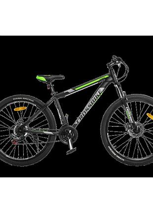 Crossbike велосипед crossbike storm 27"17" чорный-зелёный