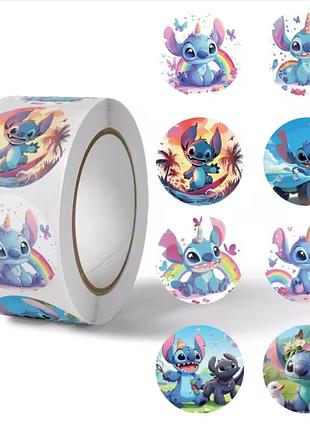 Набор наклеек stitch стич disney 500 шт, velice