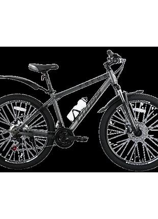 Cross велосипед cross focus 27.5" 17" серый-черный