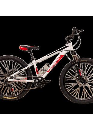 Crossbike велосипед crossbike dragster susp 26" 13" белый-красный