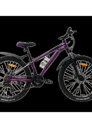 Cross велосипед cross hunter 26" 13" фиолетовый