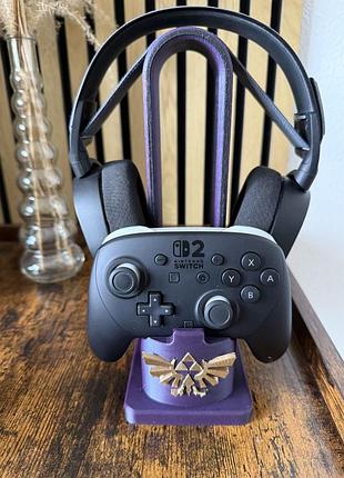 Универсальная подставка для наушников и геймпада — the legend of zelda edition фиолетовый