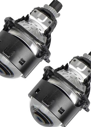 Автомобільні світлодіодні led лінзи ams original a3 max 5000k 3.0 f/r 3"дюйми" 61\68w 12v 5000k