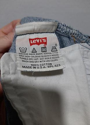 Levis 501 made in Ausa джинсы фирменные 32/32