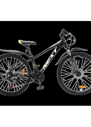 Crossbike велосипед crossbike next 2025 26" 12" черный-желтый