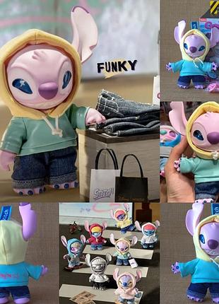 М’яка іграшка брелок стіч funky stitch gen z street series disney miniso