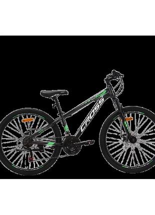 Crossbike велосипед cross storm v2 26" 13" серый-зеленый