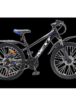 Crossbike велосипед crossbike next 2025 24" 11" черный-синий