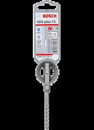 Bosch sds plus-7x 6x50x115 мм бур д/арм.бетона