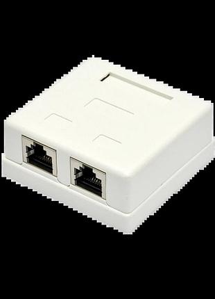 2хstp rj45 epnew розетка зовнішня