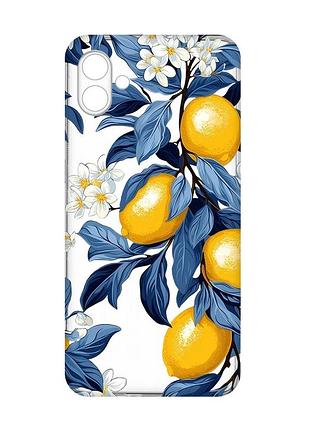 Прозрачный чехол на samsung galaxy a04e/a042 лимонное дерево (принт 417)