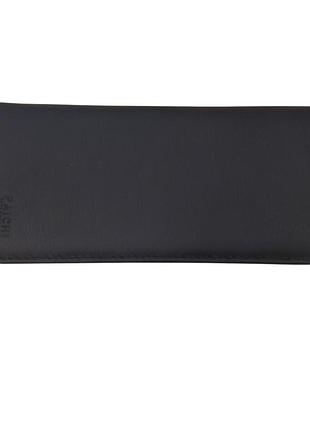 Мужской кожаный кошелек купюрник черный x530-003 black