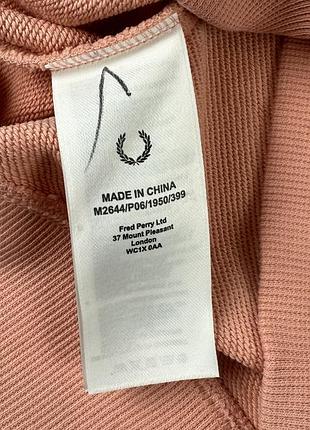 Fred perry кофта свитшот 9