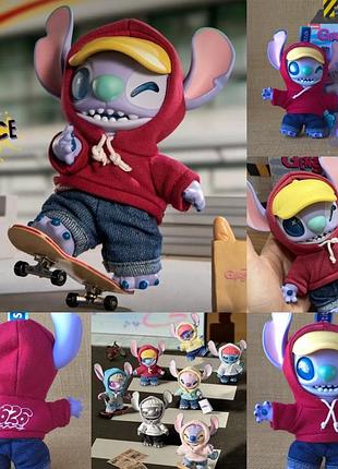 Є дефект!!! м’яка іграшка брелок стіч bounce stitch gen z street series disney miniso