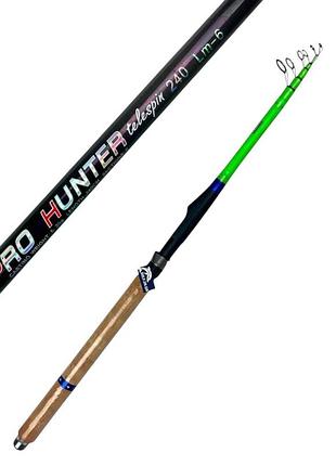 Спиннинг телескопический boya by pro hunter telespin 240см, тест 5-20g