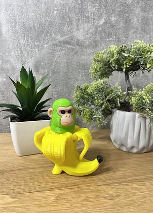 Chimpanzini bananini: шимпанзе-банан. italian brainrot. 3d друк