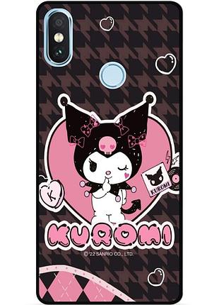 Силиконовый чехол бампер для xiaomi mi 8 с картинкой куроми kuromi