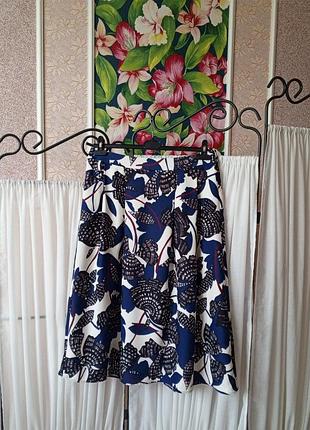 Красива юбка міді в принт m&s collection.