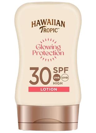 Солнцезащитный крем для тела hawaiian tropic glowing protection beautifully sheer finish spf30 100 мл