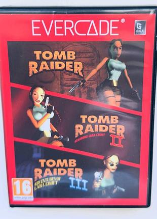 Tomb raider collection 1, б/у, английская версия - картридж для evercade