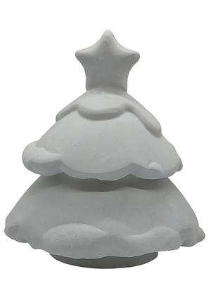 Подсвечник гипсовый , подсвечник шкатулка, елочка.