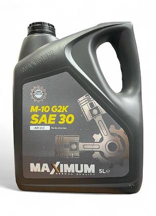 Олива моторна maximum м-10г2к sae 30 cc_5 л