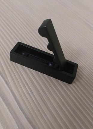 Гачок меблевий чорний розкладний (2234)