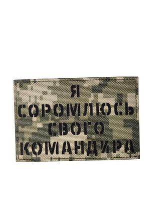 Я соромлюсь свого командира