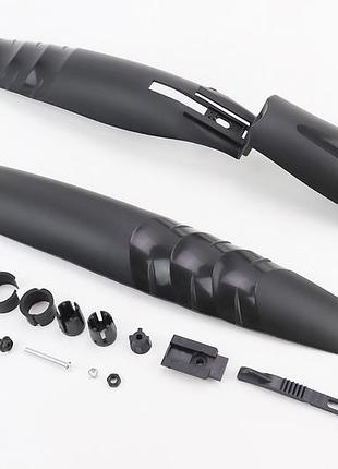 Крылья пластмассовые 24-26" mtb быстросъёмные, чёрные hc-373