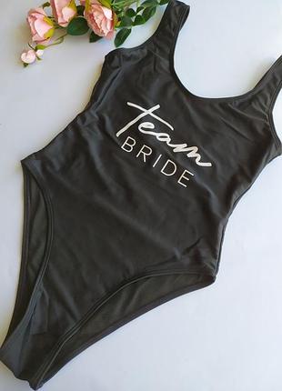 Красивий суцільний купальник ginder ray team bride swimsuit, eur 34/36, xs/s