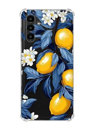 Чехол с утолщёнными углами для samsung galaxy a04s/a13 5g лимонное дерево (принт 417)