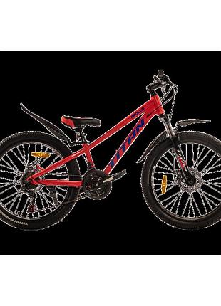 Titan велосипед titan apollo 24" 11" червоний-синій